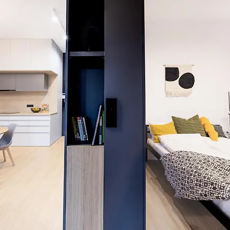 Apartament Park Zen, Taras I Widok Na Park Łódź