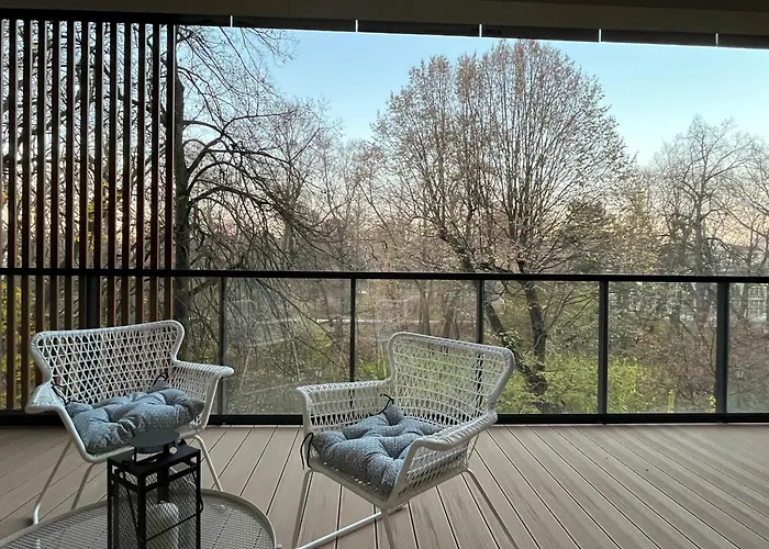 Park Zen, Taras I Widok Na Park דירה *